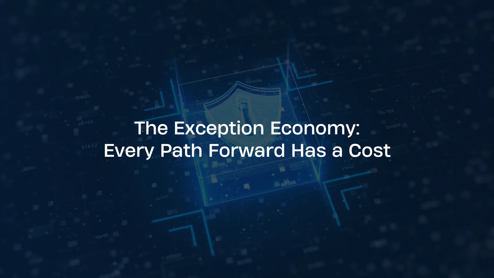 The Exception Economy title on top of a graphic