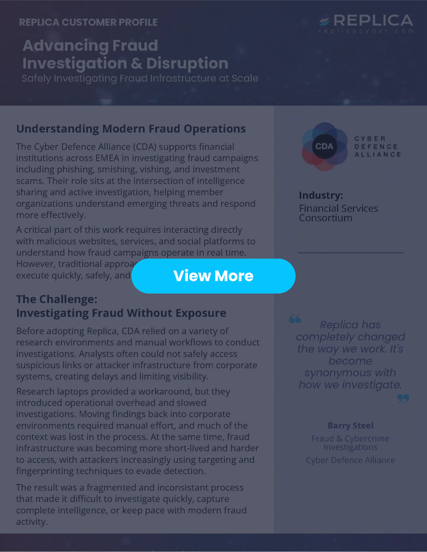 Cyber Defence Alliance Use Case