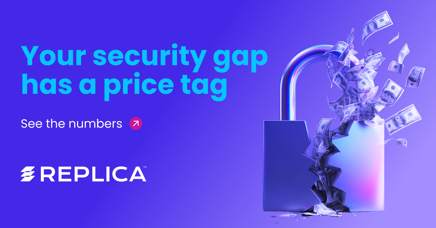A lock leaking money