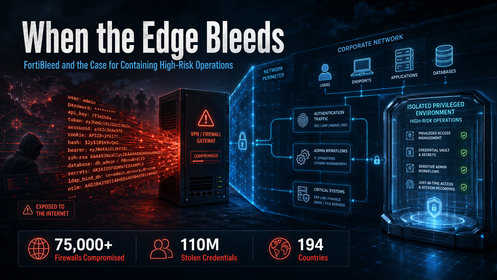 graphic depicting the Fortinet breach statistics