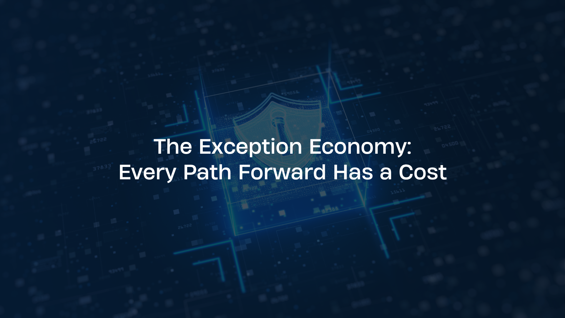 The Exception Economy title on top of a graphic