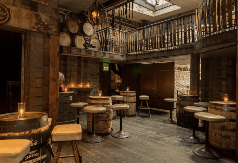 Image of the whiskey room at the Rickhouse in San Francisco